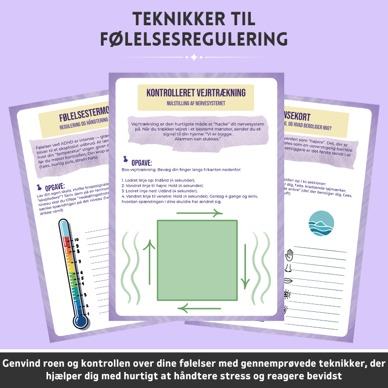 ADHD – Værktøjssæt til støtte af eksekutive funktioner – Redskaber til daglig koncentration